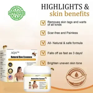 AQA™ Natural Bee Essence Mole and Wart Treatment Cream